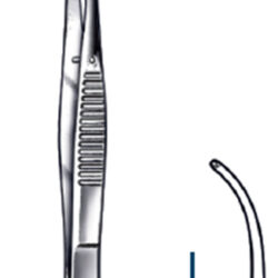 Iris forcep 1:2 teeth 11.5cm C