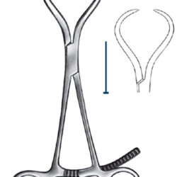 Bone fragment forcep 16cm