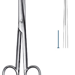 Mayo scissor straight 19cm