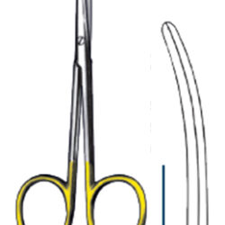 Baby metz 10cm scissor cvd t/c