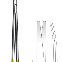 Metz scissor cvd 14.5cm t/c