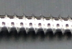 2.0mm x 8mm SS c/screw s/tap