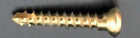2.4mm x 12mm Ti c/screw s/tap