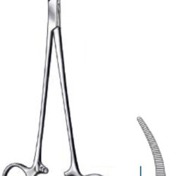 Adson forceps 1/2 curved 18cm